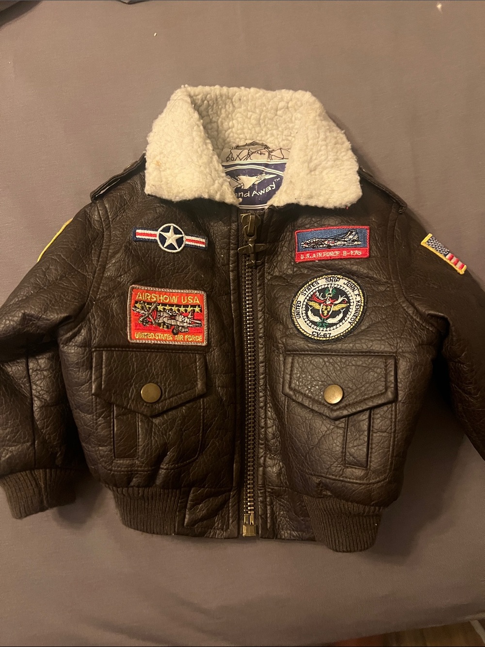 Pilot / Aviator Jacket with Sherpa Collar size 24M